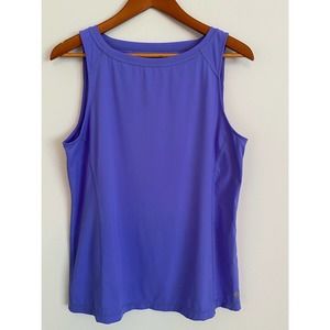 Lilly Pulitzer LUXLETICS Size Large Purple Athletic Tank